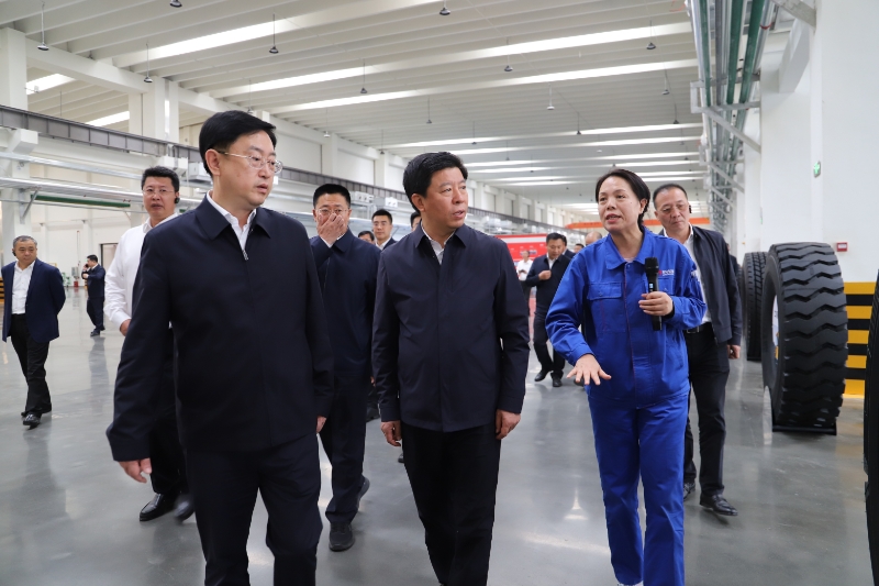 葫蘆島市黨政代表團蒞臨浪馬輪胎調(diào)研